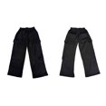 thumbnail image 3 of Pantalones Deportivos de Mujer, Estilo Cargo, de Pierna , Holgados, Ideales para Otoño, para el Trabajo y para Viajar. Negro XS, 3 of 7