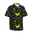 thumbnail image 3 of Xecao Game Play print Hawaiian shirt - a stylish short-sleeve button-down for men, perfect for casual beach and tropical outings., 3 of 9