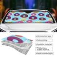 thumbnail image 5 of Disketp Windshield Sun Shade, Car Sun Shade For Front Window Donuts Sunshades Sun Visor Protector Blocks Uv Rays Foldable, 5 of 9