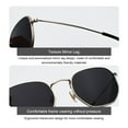 thumbnail image 4 of Lunettes de Soleil Carrées Lunettes de Soleil Vintage Femme Monture Métallique Vintage Femmes Femme Lunettes de Pêche Légères Lunettes Classiques Lunettes de Soleil Accessoire Type 4, 4 of 9