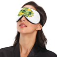 thumbnail image 3 of IAUYY Sleep Mask, Super Soft Eye Masks with Adjustable Strap, Lightweight Comfortable Blindfold,Perfect Blocks Light for Men Women A Green Palette, 3 of 7
