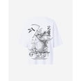 thumbnail image 4 of G West Womens Oversized Gratitude Reaper Tee Black Size- Medium, 4 of 5
