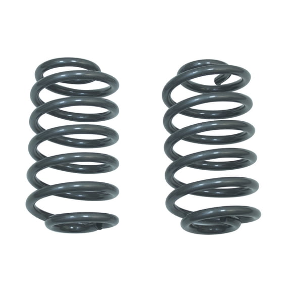 MaxTrac Suspension 271140 Coil Spring; Powder Coated Grey; Hot Wound; Single Rate; Fits select: 1966-1972 CHEVROLET C10