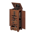 thumbnail image 3 of Powell 8 Drawer Free Standing Simplistic and Sturdy Mission Oak Jewelry Armoire, 3 of 5