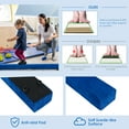 thumbnail image 5 of Gymax 7FT Folding Gymnastic Beam Portable Floor Balance Beam w/Handles for Gymnasts Blue, 5 of 9