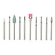 thumbnail image 1 of Brocas de molienda Irfora 10 Uds., Brocas para uñas, limpiador de cutículas, brocha para polvo, brocas de cerámica, lima de pulido giratoria, cabezales de pulido, herramientas para salón de uñas Irfora Brocas de molienda, 1 of 7