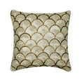thumbnail image 1 of Toss Pillow Covers, Ivory 22"x22" (55x55 cm) Cushion Cover, Art Silk Mermaid Scales & Sequins Throw Pillow Cover&nbsp;For Sofa, Sea Creatures Pattern Beach Style Style - Mermaid Affair, 1 of 4