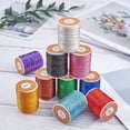thumbnail image 4 of DIY 43 Yard Rattail Satin Nylon Trim Cord 1.5mm Polyester Chinese Knotting Cord with Gold Metallic Cord for Necklace Bracelet Beading Cord - 10 Colors, 4 of 9