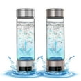 thumbnail image 1 of 400ML Portable Hydrogen Water Generator Bottle Health Boosting Ionizer with SPE PEM Technology Healthy Water Cup, 1 of 8