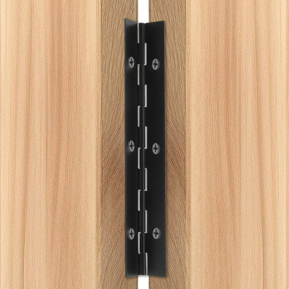 MUSEYA 1 Set Continuous Long Hinges for Tables and Chairs Stainless Steel Heavy Duty Functionality