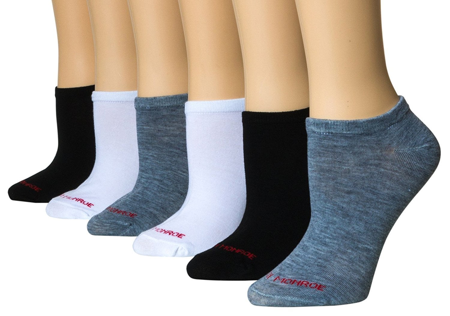 Marilyn Monroe Low Cut Socks for 12 Pack White/Black/Diamonds - Walmart.com