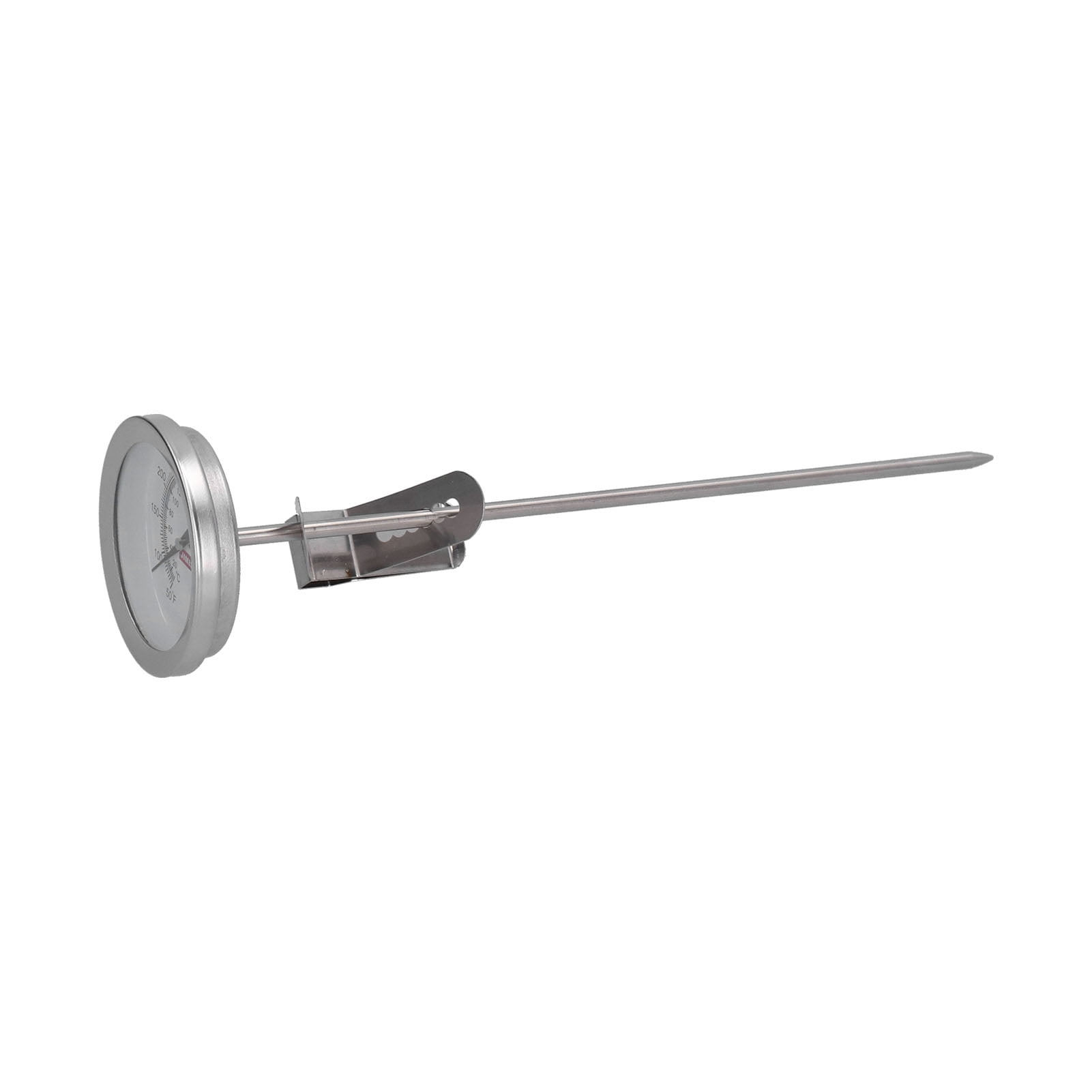Mavis Laven Cooking Thermometer For Liquids,Baking Thermometer,Stainless Steel Frying Thermometer Milk Tea Coffee Fryer High Temperature Thermostat For Turkey BBQ Grill