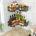 thumbnail image 6 of BIBABLYKE Bathroom & Shower Storage Solution Space Saving Rack Adhesive Shower Shelf Corner Rack Efficient & Functional Shelf, 6 of 7