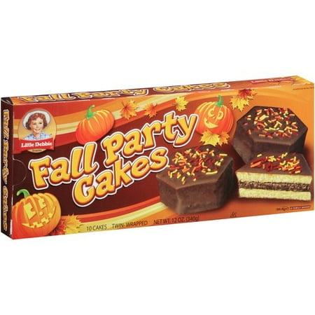 Little Debbie Snacks Chocolate Fall Party Cakes, 10 count