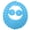 Blue, variant on M Buder Baby Shower Shampoo Bathing Hat Silicone Hair Sunshade Shield Ear Protection Hat for Kid Yellow 6.7 inches / 17 cm