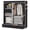 Black, variant on BAOKALER Portable Closet Organizers and Storage with 3 Drawers and 4 Side Pockets, 16mm Metal Tube Frame Clothes Rack Shelves for Bedroom, Living Room, Closet, Garage, Dorm, Black