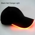 thumbnail image 2 of Fashion Unisex Solid Color LED Luminous Baseball Hat Christmas Party Peaked Cap, 2 of 8