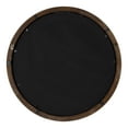thumbnail image 5 of Kate and Laurel Audubon Modern Wood Framed Wall Mirror, 28 inch Diameter, Rustic Brown, Decorative Farmhouse Round Mirror, 5 of 7