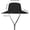 Black, variant on 1 Pc Unisex Wide Brim Boonie Hat - UPF 50+ UV Protective & Cooling for Hiking and Beach (Navy Blue)