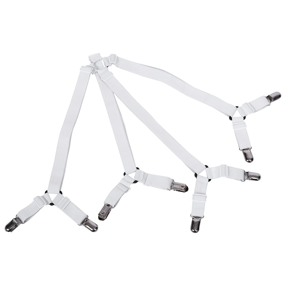 Sonew Sheet Straps, Bed Sheet Fasteners Suspenders,Elastic Crisscross