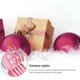 thumbnail image 2 of GOOHOCHY 5 rollos de cinta navideña de 25 m de largo, ideal para envolver regalos y manualidades (rosa)., 2 of 8