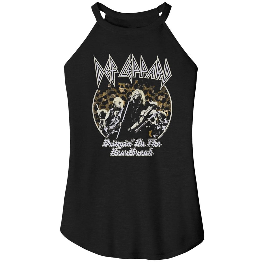 Def Leppard Apportant le Cercle de Chagrin Noir Femmes Rocker Debardeur Sans Manches Walmart