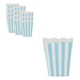 thumbnail image 2 of Striped Popcorn Boxes Party Pack | Pink Disposable Paper Cartons 12pc • Large Capacity Snack Holder • Sturdy Food Packaging • Eye-Catching Design • For Gatherings, Events, Movie Nights • 4.13"x2.95", 2 of 6