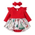 thumbnail image 1 of Vestido navideño para niña, traje de otoño/invierno, vestido de niña de manga larga, 1 of 5