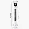 thumbnail image 3 of cpengpj Bladeless Tower Fan with Remote Control, Oscillating, 3 Speed, Timer, Quiet Floor Fan for Home, 3 of 9