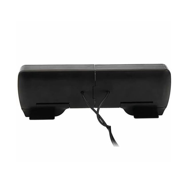 Laptop Speakers Clip On External USB Powered Small Mini Wired Portable Stereo Multimedia Sound Bar Computer Soundbar For Desktop PC Notebook Tablets TV