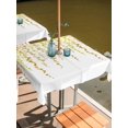 thumbnail image 2 of Outdoor Tablecloths with Umbrella Hole & Zipper, Sage Green Polka Dots 54x54 Inch Square Tablecloths, Vintage Abstract Art Watercolor Waterproof Table Cloth, Patio/Pool/Picnic Table Covers, 2 of 8