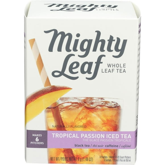Thé noir glacé Mighty Leaf Tea à saveur de Passion Tropicale