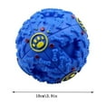 thumbnail image 4 of Mupvlun Dog Pet Food Treat Feeder Chew Toys - Tooth Cleaning Ball, Dispensing Toy for Small Medium Dog Puppy - Squeaky Balls (Blue, 3.9in), 4 of 6