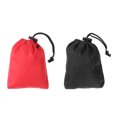 thumbnail image 1 of GOOHOCHY 2 bolsas de almacenamiento portátiles con cordón para actividades al aire libre, pequeñas bolsas de tela para dispositivos electrónicos, accesorios pequeños y artículos diversos (color, 1 of 8