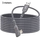 thumbnail image 1 of Cable de carga VR Type-c Date Line Reemplazo del cable de carga rápida para Oculus Quest 2, trenzado, aleación de aluminio, gris sidaley EL002628-01, 1 of 2