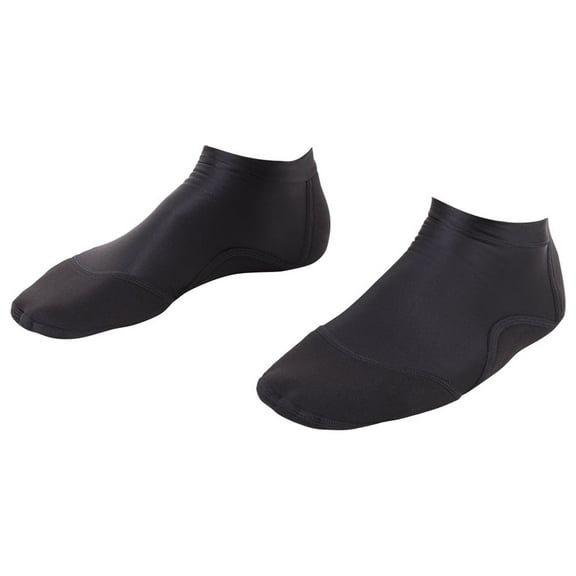 IST Low Cut Beach Socks / Water Shoes, Ideal for Under Fins, Sand Volleyball & Soccer (Classic Black, Medium)