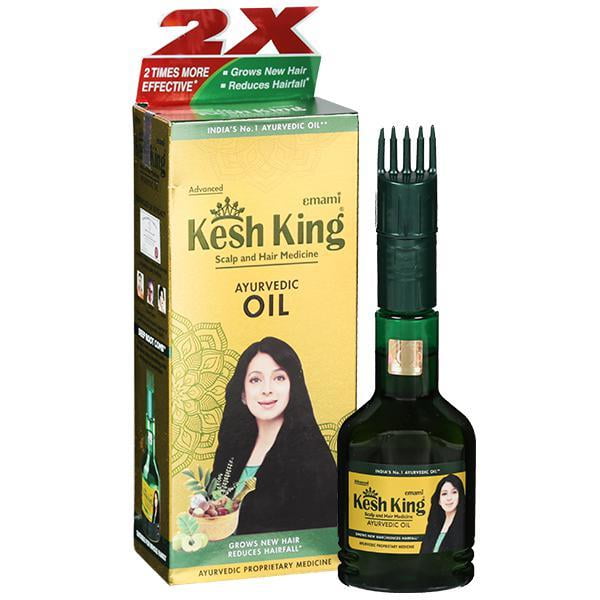 Kesh King Ayurvedic Hair Oil Grows New Hair Reduces Hair Fall 100ml (3.