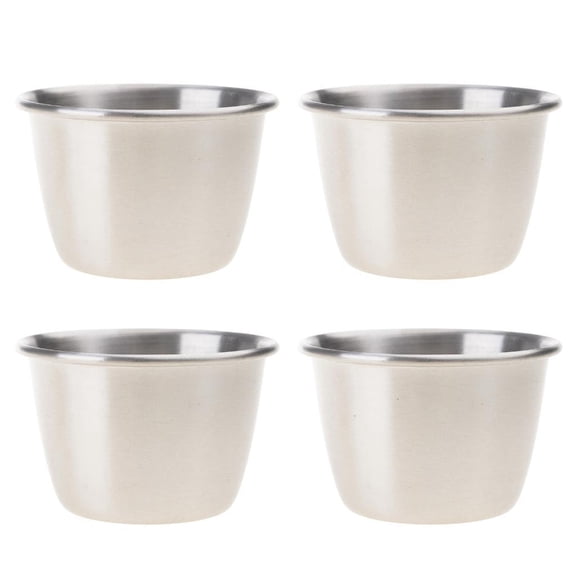 4pcs Practical Stainless Steel Kids Cups Kids Metal Cups Durable And Portable Stainless Steel Drinking Glasses