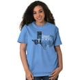 thumbnail image 4 of Texas Slang Funny State Shape TX Plus Size Crewneck Graphic Tee Shirt Brisco Brands 2X, 4 of 5