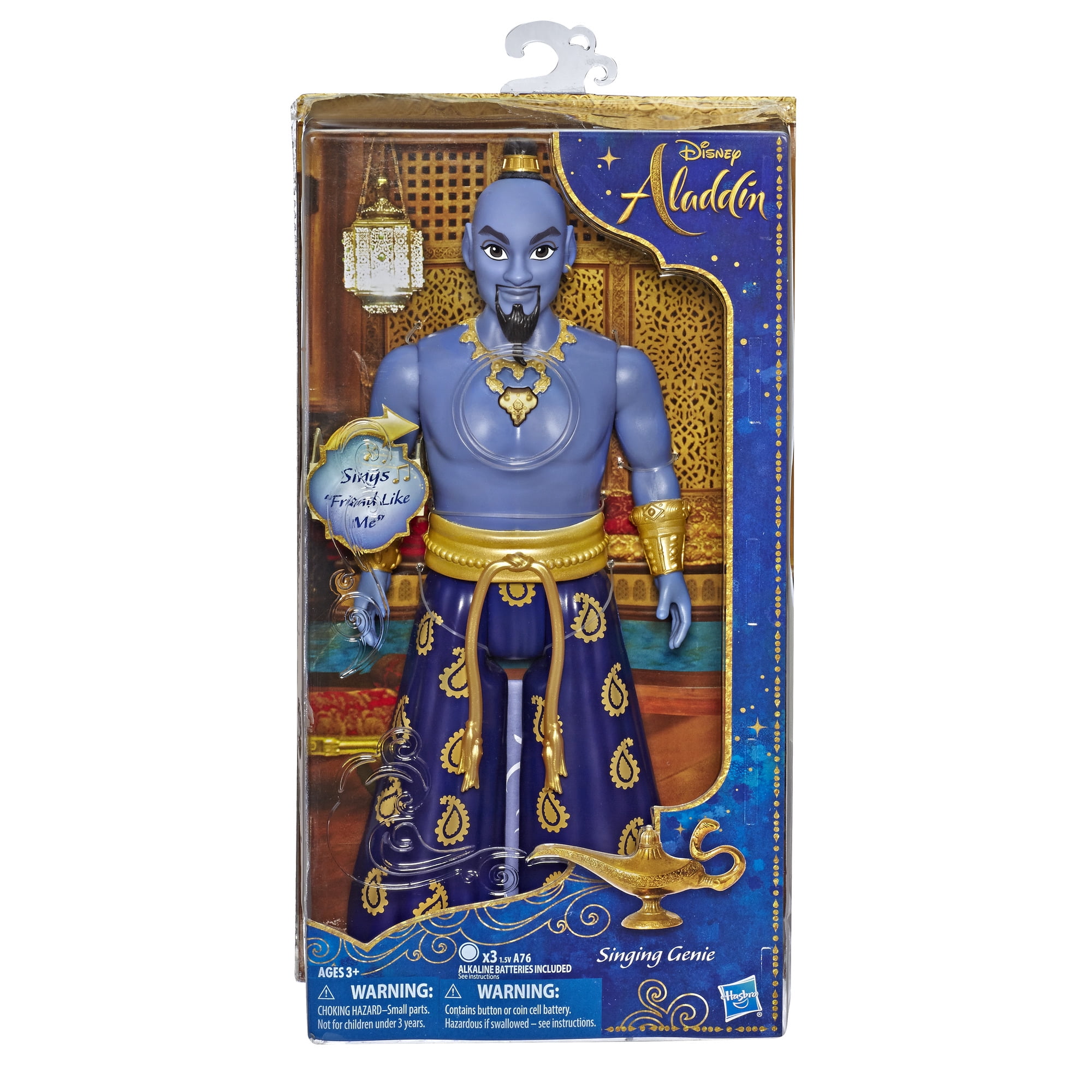 disney aladdin singing genie doll