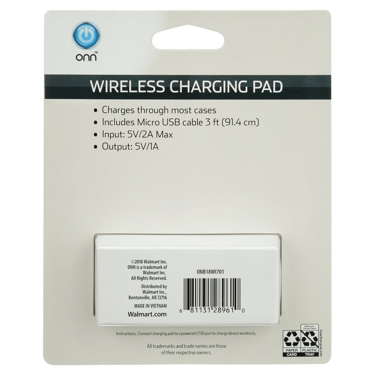 5W Wireless Charging Pad, Black