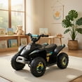 thumbnail image 4 of Resenkos 6V Kids Ride on Electric ATV, Ride Car with 4 Wheels, Ride-on Toy for Toddlers 1-3 Boys & Girls, Black, 4 of 8