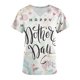 thumbnail image 4 of Camiseta de manga corta con cuello en V y estampado de mujer con estilo Blusa suelta con estampado OAVQHLG3B Store  lin121212, 4 of 4