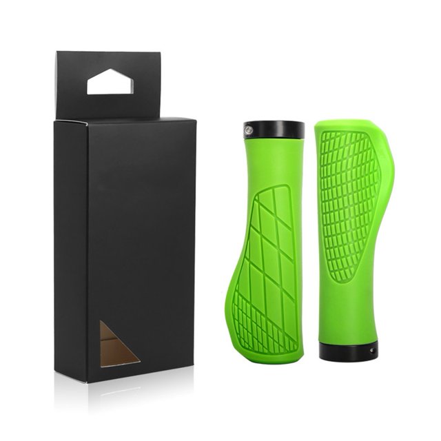 Solid Color Locking Rubber Grip Non-Slip Shock Absorbing Grip Meat Ball Grip Green