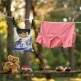 thumbnail image 3 of ZIATUBLE Wolf Snow Hanging Storage Organizer with Large Opening Clothesline Bag for Clothes Pins 2 Pcs Dirty Resistant Hanging Pantry Organizer for Storage Bags Laundry Clothes Pin Holder, 3 of 7