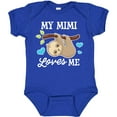 thumbnail image 3 of Inktastic My Mimi Loves Me with Sloth and Hearts Boys or Girls Baby Bodysuit, 3 of 5