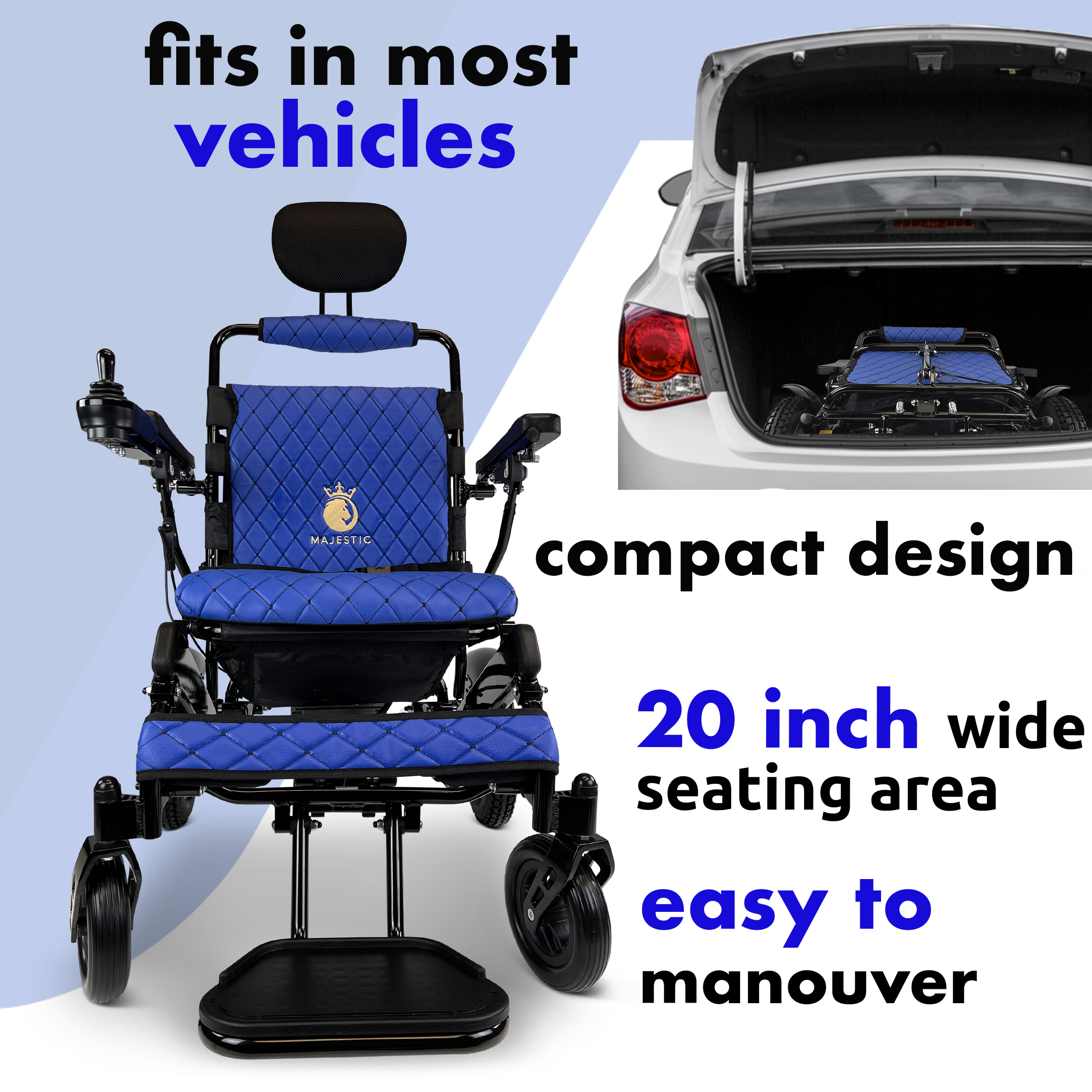 Buy Majestic Electric Wheelchair, Folding Lightweight Wheelchairs
