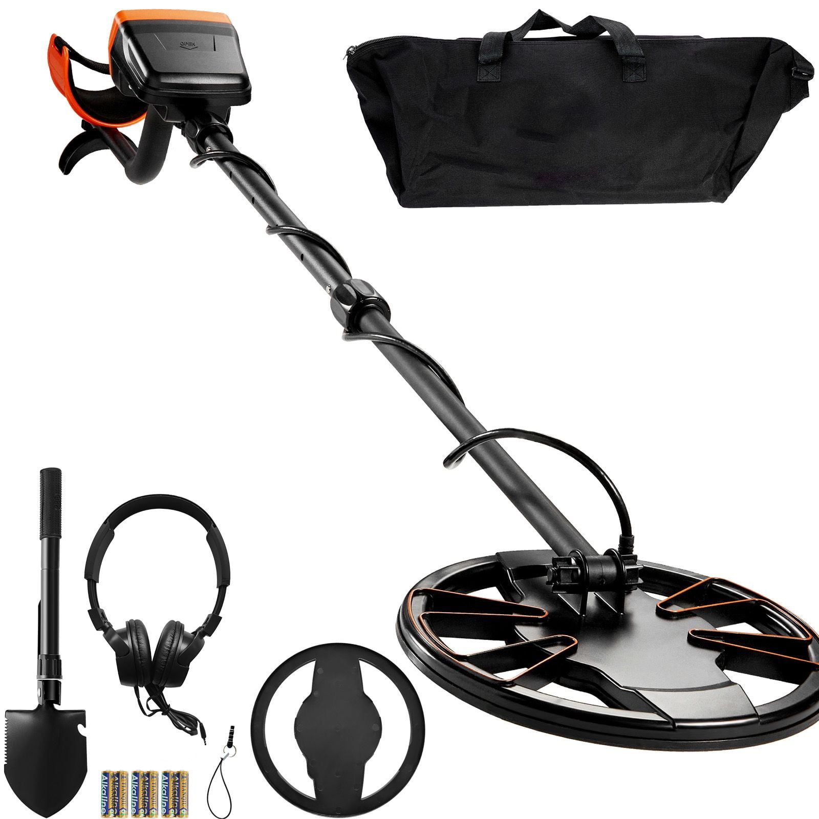 Adult and children metal detector 10-inch waterproof coil, LCD display 7 modes, 41-52 inch adjustable aluminum tube, DSP chip gold detector 10 feet detection depth