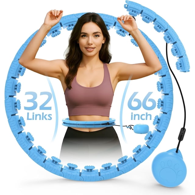 Aro Fitness JLoibao Ponderado con 32 Enlaces Tamaño 168 cm