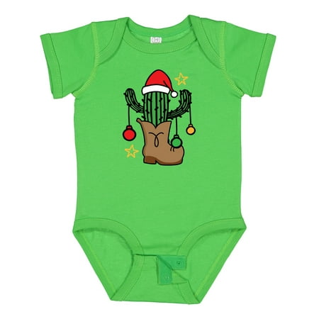 

Inktastic Christmas Cowboy Cactus Gift Baby Boy or Baby Girl Bodysuit